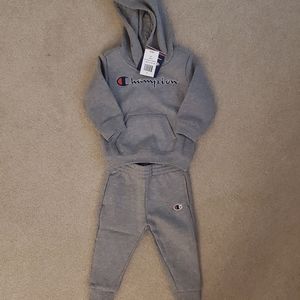 12mo Champion Sweatshirt & Sweatpants
